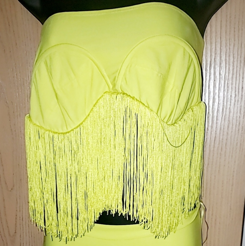 Lime green 2 piece set